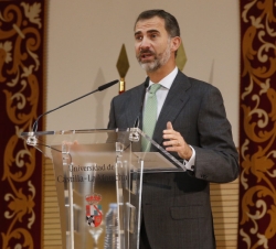 Su Majestad el Rey pronuncia su discurso durante la Apertura del Curso Universitario
